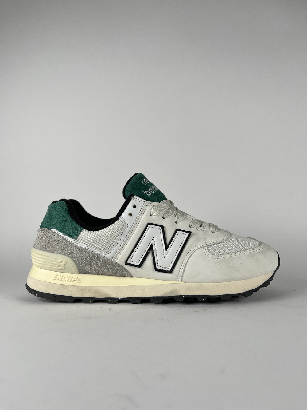 کفش روزمره زنانه نیوبالانس574 سفید سبز NEW BALANCE 574 (white-green)