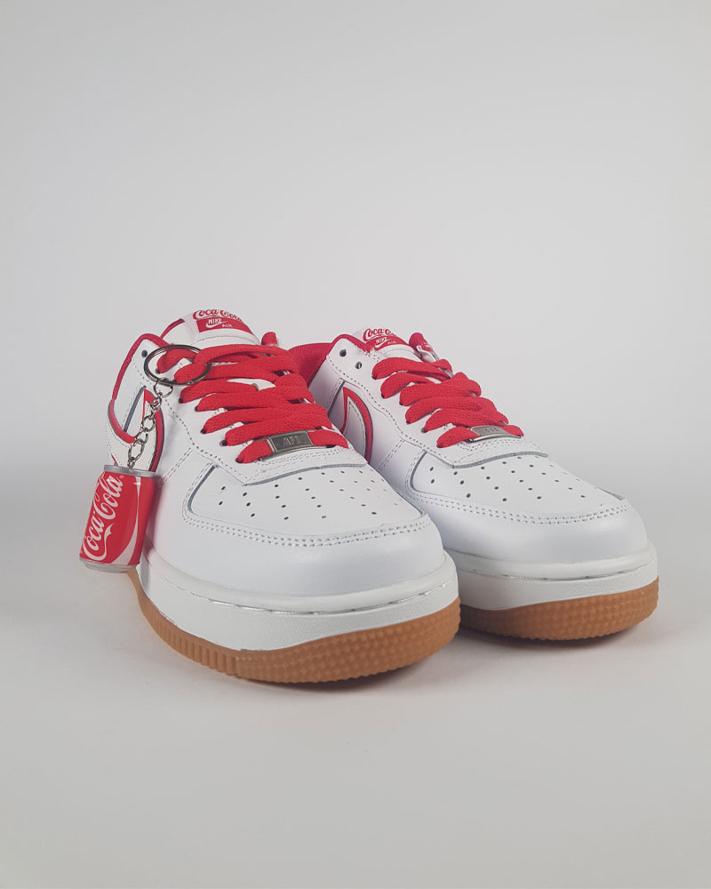 کفش روزمره زنانه نایکی ایرفورس AIR FORCE کوکا کولا NIKE AIR FORCE 1 COCA COLA