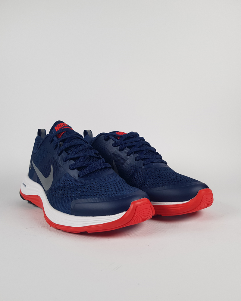 کفش ورزشی مردانه نایک ایر پگاسوس شیلد سرمه ای NIKE AIR PEGASUS +30X shield ( dark blue/red)