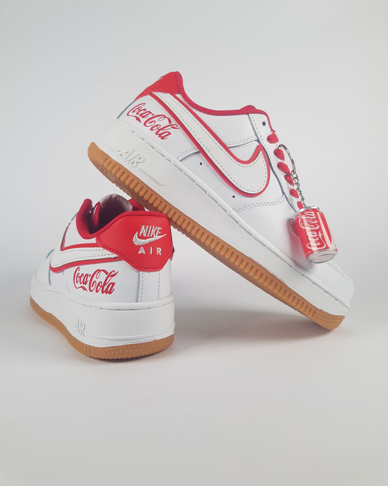 کفش روزمره زنانه نایکی ایرفورس AIR FORCE کوکا کولا NIKE AIR FORCE 1 COCA COLA