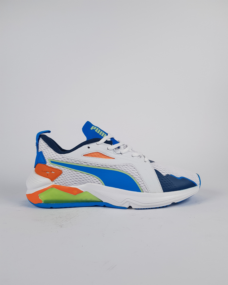 کفش ورزشی مردانه پوما چند رنگ سفید PUMA WhiteNrgy BlueNrgy